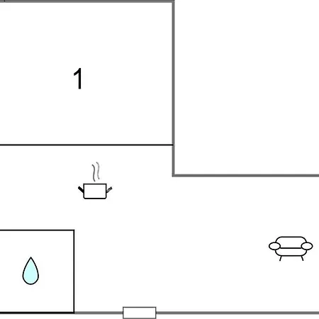 Lägenhet 1 Bedroom Stunning In